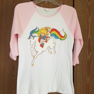 bella Tops - Rainbow Brite baseball shirt bella Tops - Rainbow Brite baseball shirt